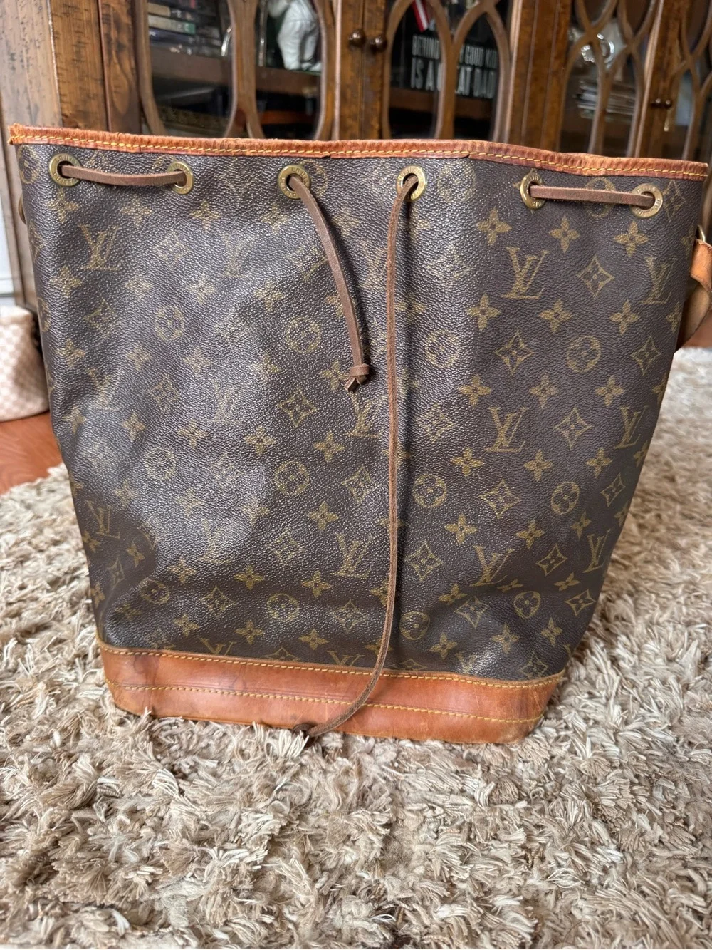 Louis Vuitton Brown Monogram Canvas Bucket Bag
